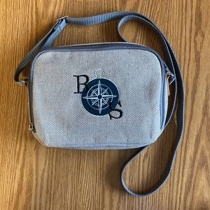 31 thirty one Double Zip Crossbody Two-Tone Weave